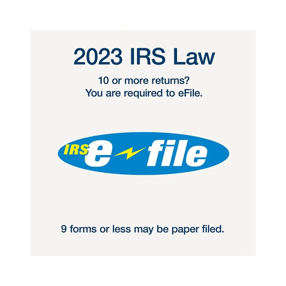 Tax Forms*Adams 2024 1099-NEC Tax Form, 4-Part, 3-Up, Copy A, 1, B, 2, 24/Pack (STAX524NEC-24)