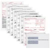 Tax Forms*Adams 2024 W-2 6-Part Laser/Inkjet Tax Forms with Envelopes and software, 100/pack (LW26KIT-S)