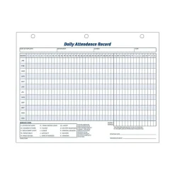 Hr Forms*Adams Attendance Records, 50/Pack (ABF 9493)