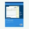 Business Forms*Adams 2-part carbonless Proposal Book, 8 3/8" x 11 7/16", 25 Sets/Book (D8118)
