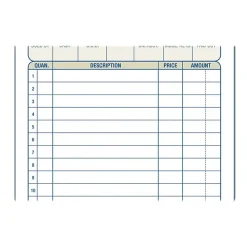 Business Forms*Adams 3-Part Carbonless Sales Orders, 7.19