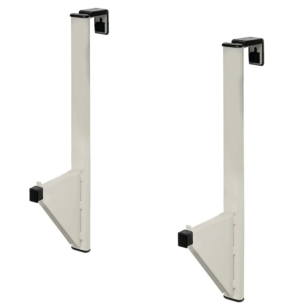 Storage Cabinets*AdirOffice 18.25'' Steel Blueprint Storage Cubicle Wall Rack, Grey (618-GRY)