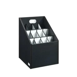 File Cabinets*AdirOffice 20-Slot Roll File, 22.24"H x 15.55"W x 15.55"D, Black (ADI628-WBLK)