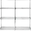 Shelving*Quantum Storage Systems Adjustable Open Wire Shelving Add-On Units, 36" x 24" x 74"