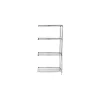 Shelving*Quantum Storage Systems Adjustable Open Wire Shelving Add-On Units, 48" x 24" x 74"