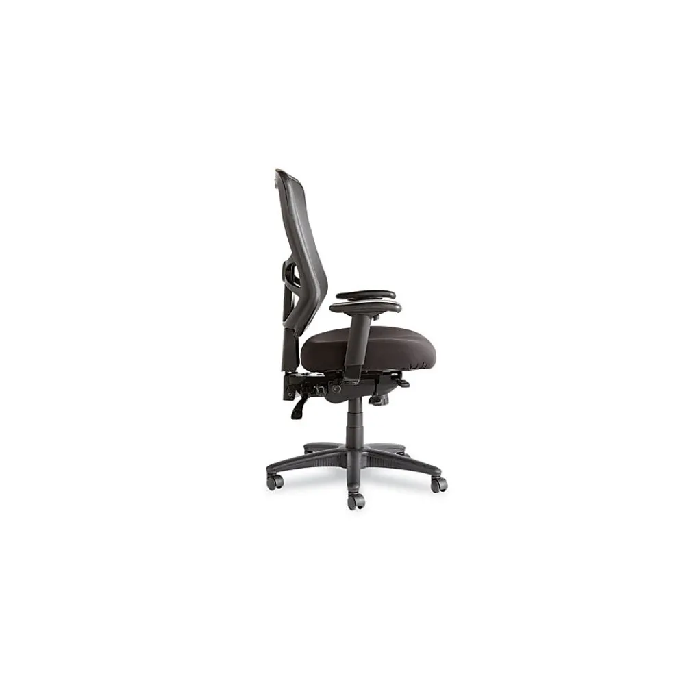 Office Chairs*Alera Elusion Series Mesh Back Fabric Computer and Desk Chair, Black (ALEEL41ME10B)