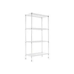Shelving*Alera ® Industrial Wire Shelving Starter Set, 36Wx18"D, Silver