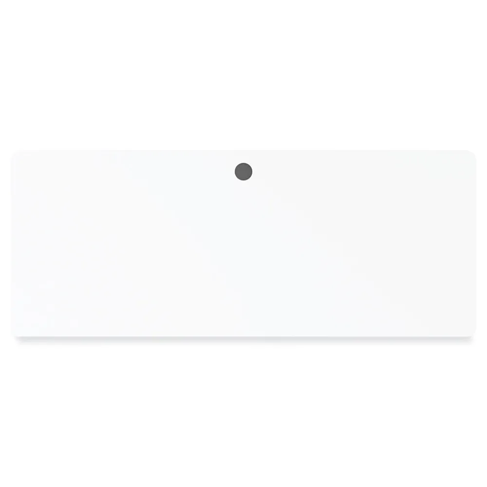 Computer Desks*Alera Modern Teacher Series 60"W Pedestal Desk, White/Silver (MSD6024WH)