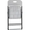 Folding & Stacking*Alera Resin Office Folding Chair, White, 4/Carton (ALEFR9402)