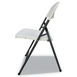Folding & Stacking*Alera Resin Office Folding Chair, White, 4/Carton (ALEFR9402)