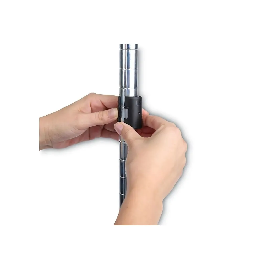 Shelving*Alera 6-Shelf Commercial Wire Shelving Kit, 72"H x 48"W x 18"D, Silver (ALESW664818SR)