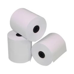 Pos Paper*Alliance Thermal POS Paper Rolls, 3.13" x 230', Phenol Free, 50 Rolls/Carton (3736)