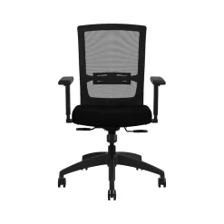 Office Chairs*Allsteel Quip Ergonomic Mesh Back Swivel Task Chair, Black/Carbon (STNOBLK)