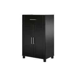 Storage Cabinets*Ameriwood Callahan 39.25" Storage Cabinet with 2 Shelves, Black (6421414COM)