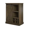 Storage Cabinets*Ameriwood Knox County 36" Bar Cabinet with 4 Shelves, Oak Brown (3389903COM)