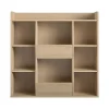 Bookcases*Ameriwood Tyler 40.8"H 9-Shelf Bookcase, Blonde Oak Particle Board (4865847COM)