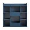 Bookcases*Ameriwood Tyler 40.8"H 9-Shelf Bookcase, Navy Particle Board (4865837COM)
