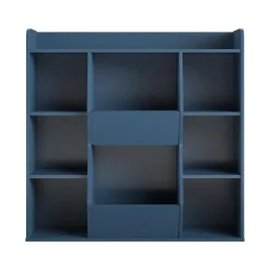 Bookcases*Ameriwood Tyler 40.8"H 9-Shelf Bookcase, Navy Particle Board (4865837COM)