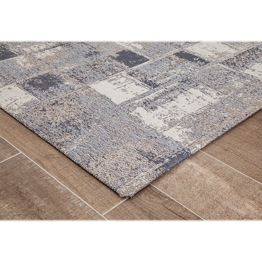 Chair Mats*Anji Mountain Rug'd Aarhus Carpet & Hard Floor Chair Mat, 36" x 48'', Gray/White (AMB9007)