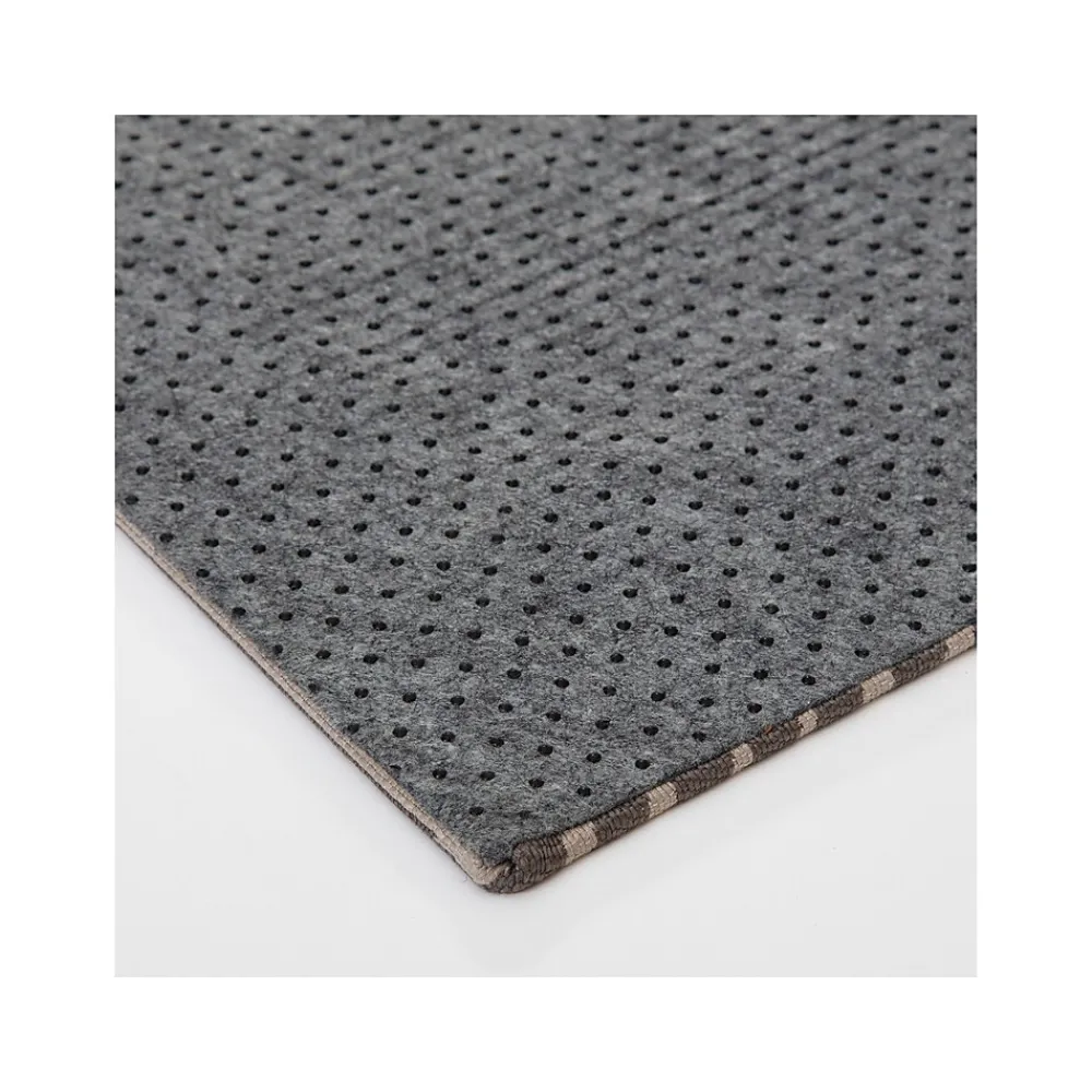 Chair Mats*Anji Mountain Rug'd Brixey Carpet & Hard Floor Chair Mat, 36" x 48", Beige/Gray (AMB9037)