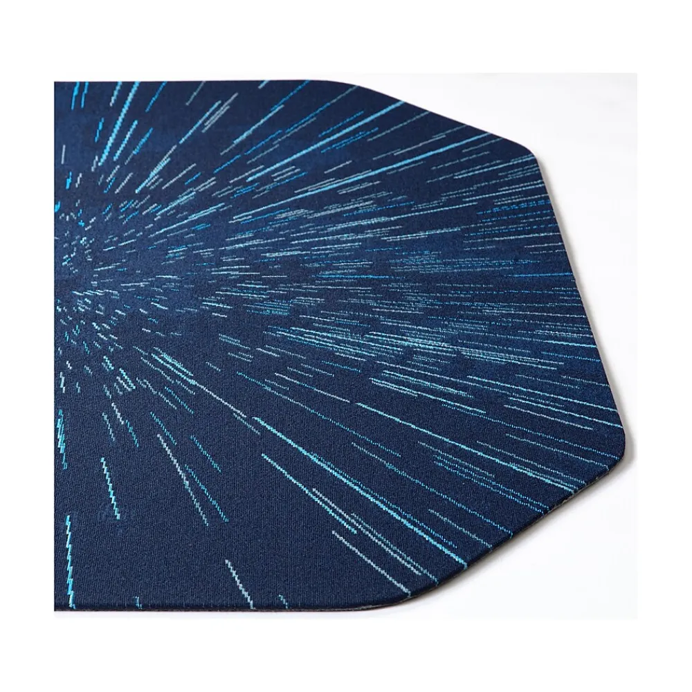 Chair Mats*Anji Mountain Rug'd Galaxy Carpet & Hard Floor Gaming Chair Mat, 36" x 48", Blue (AMB9116)