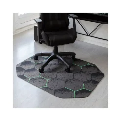 Chair Mats*Anji Mountain Rug'd Kaleidoscope Carpet & Hard Floor Chair Mat, 36