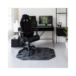 Chair Mats*Anji Mountain Rug'd Kaleidoscope Carpet & Hard Floor Chair Mat, 36