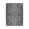 Chair Mats*Anji Mountain Rug'd La Cienega Carpet & Hard Floor Chair Mat, 36" x 48", White/Black Polyester (AMB9032)