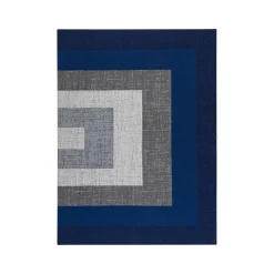 Chair Mats*Anji Mountain Rug'd Ponca Carpet & Hard Floor Chair Mat, 36" x 48", Blue/Gray Polyester (AMB9039)
