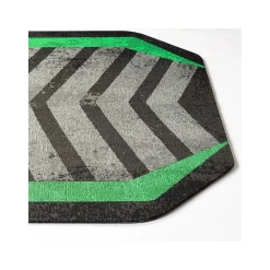 Chair Mats*Anji Mountain Rug'd Prizm Green Carpet & Hard Floor Chair Mat, 36" x 48", Gray/Green (AMB9106)
