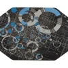 Chair Mats*Anji Mountain Rug'd Refracted Carpet & Hard Floor Chair Mat, 36" x 48", Gray/Blue (AMB9112)