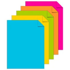 Card Stock*Astrobrights 65 lb. Cardstock Paper, 8.5" x 11", Bright Assortment, 50 Sheets/Pack (99326-01)