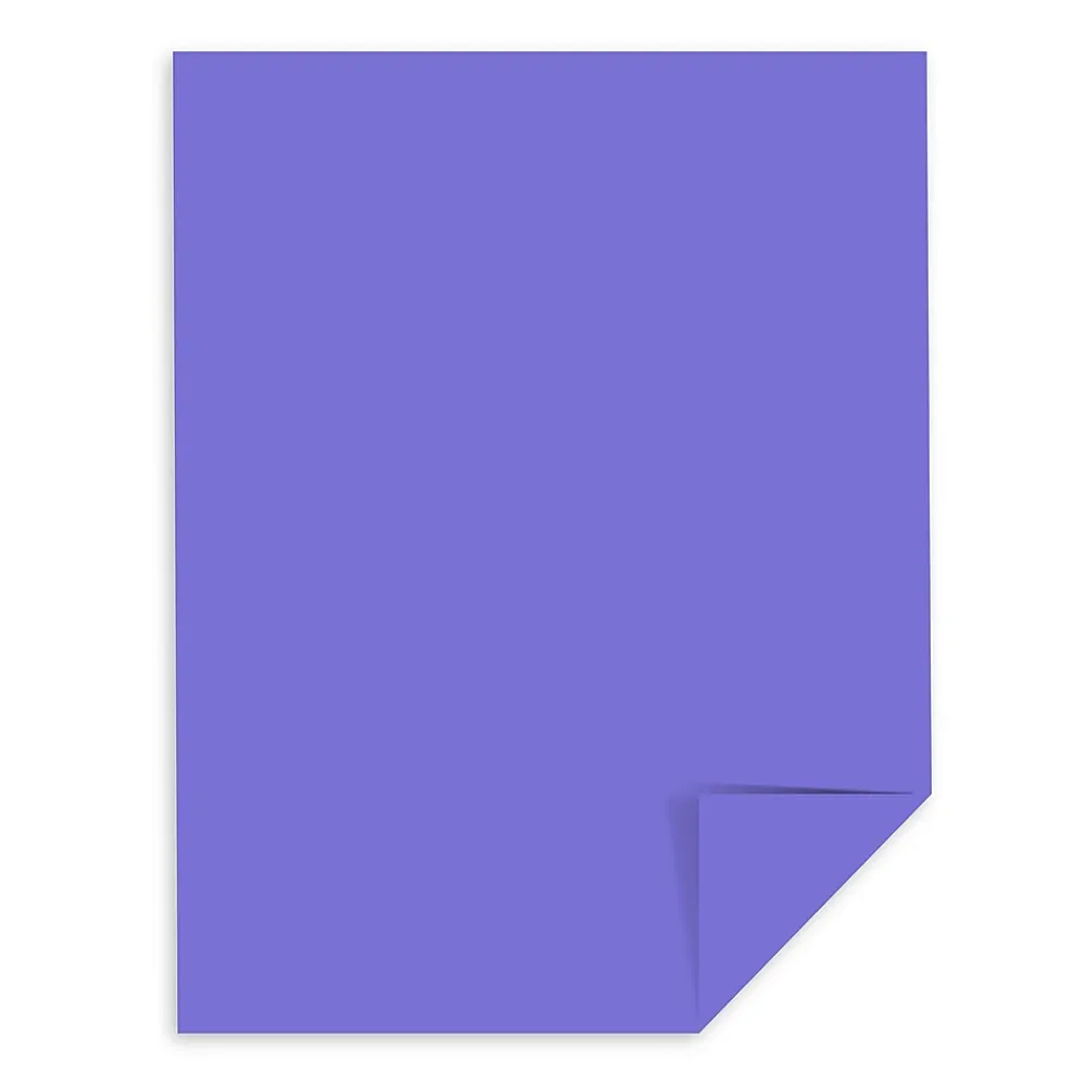 Card Stock*Astrobrights 65 lb. Cardstock Paper, 8.5" x 11", Venus Violet, 250 Sheets/Pack (WAU22091)