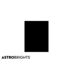 Multipurpose Paper*Astrobrights 8.5" x 11", Colored Paper, 24 lbs., Eclipse Black, 500 Sheets/Ream (22321)