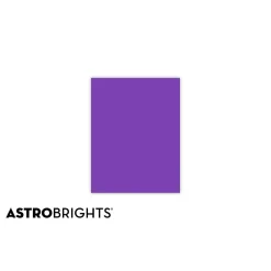 Multipurpose Paper*Astrobrights 8.5" x 11", Colored Paper, 24 lbs., , 500 Sheets/Ream (21961) Gravity Grape