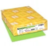 Multipurpose Paper*Astrobrights Colored Paper, 24 lbs., 8.5" x 11", Martian Green, 500 Sheets/Ream (21801)