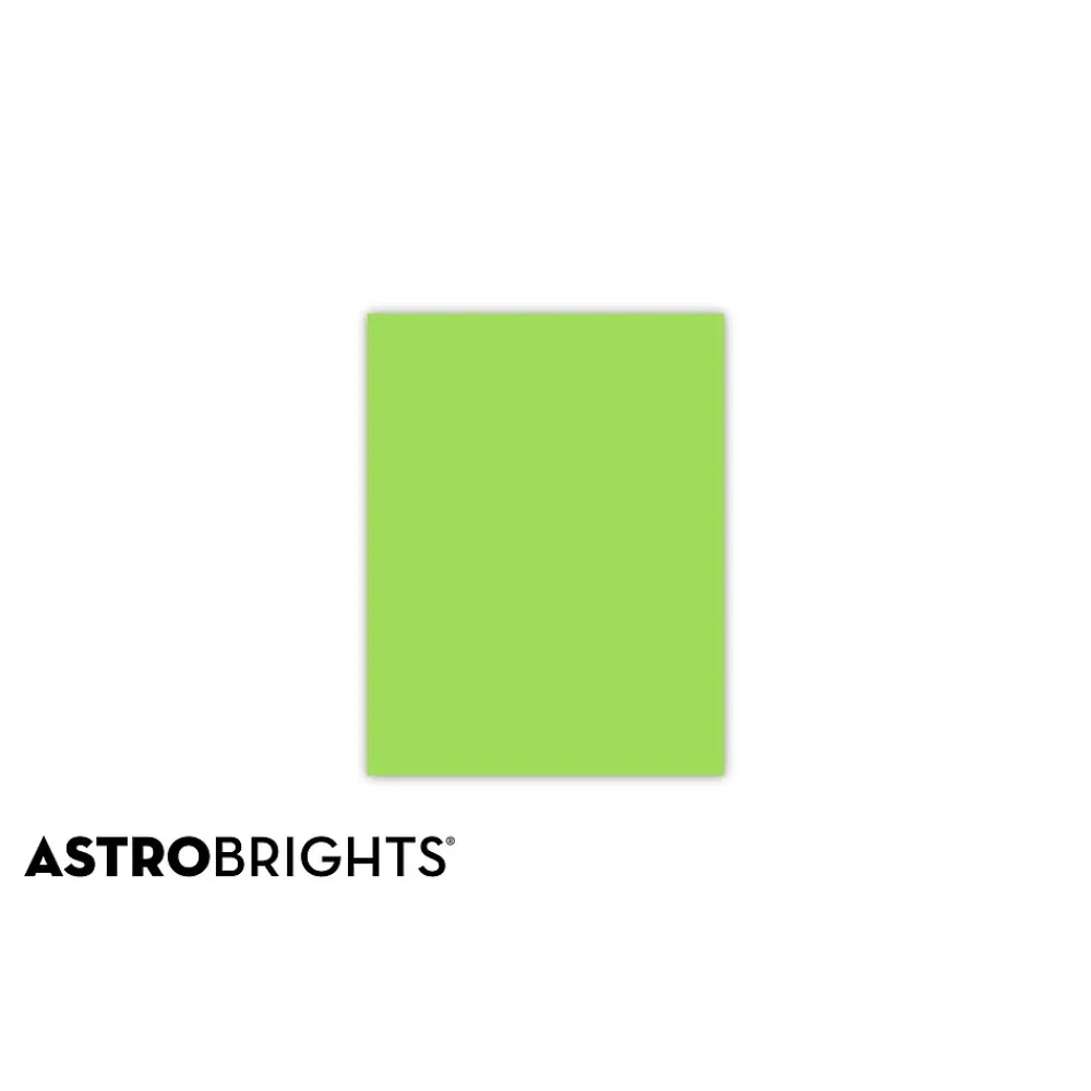 Multipurpose Paper*Astrobrights Colored Paper, 24 lbs., 8.5" x 11", Martian Green, 500 Sheets/Ream (21801)