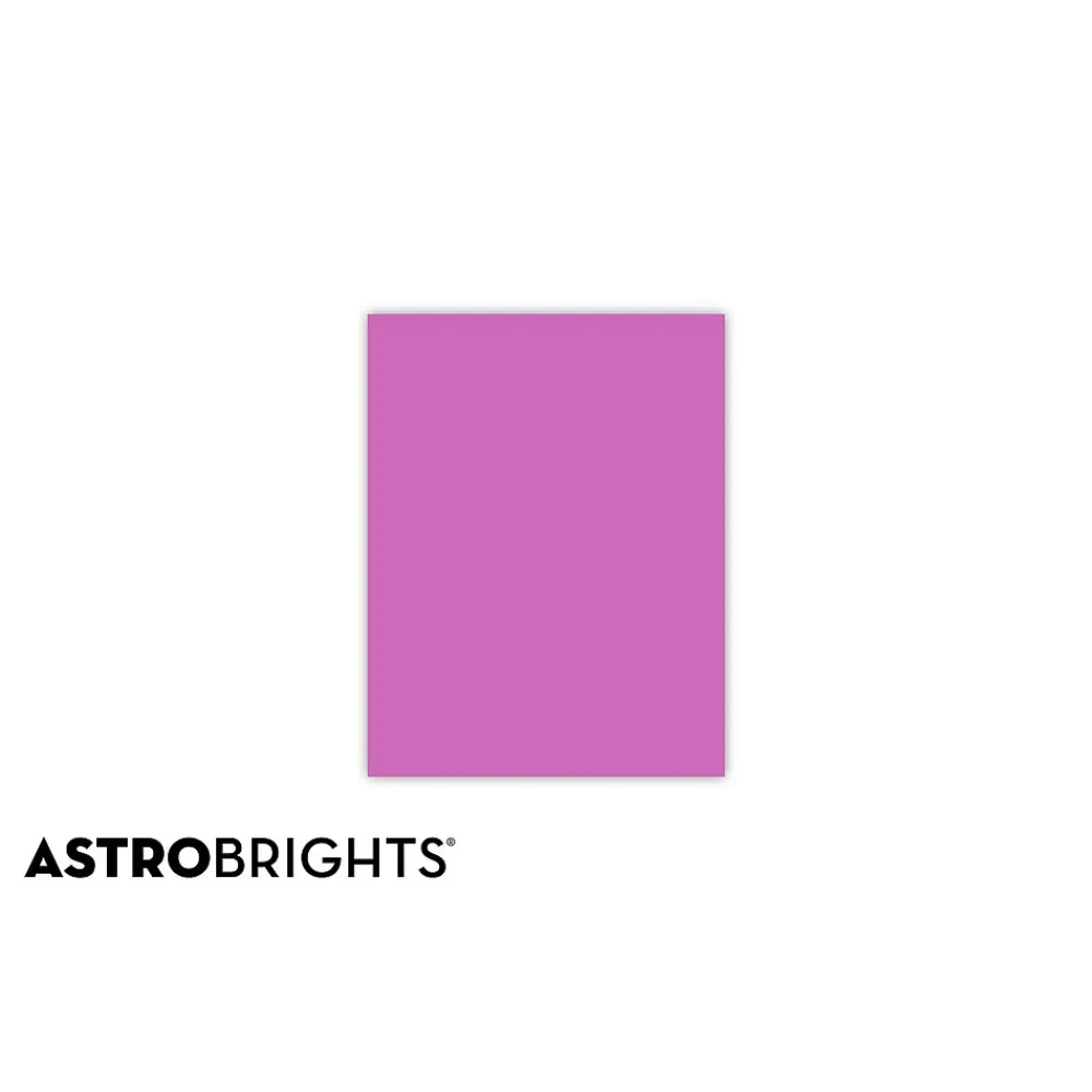Multipurpose Paper*Astrobrights Colored Paper, 24 lbs., 8.5" x 11", , 500 Sheets/Ream (21946) Outrageous Orchid