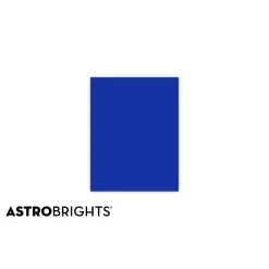 Multipurpose Paper*Astrobrights Colored Paper, 24 lbs., 8.5" x 11", , 500 Sheets/Ream (21906) Blast-Off Blue