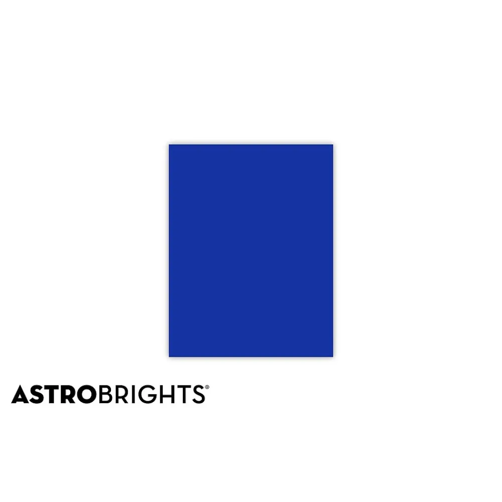 Multipurpose Paper*Astrobrights Colored Paper, 24 lbs., 8.5" x 11", , 500 Sheets/Ream (21906) Blast-Off Blue