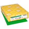 Multipurpose Paper*Astrobrights Colored Paper, 24 lbs., 8.5" x 11", Gamma Green, 500 Sheets/Ream (22541)