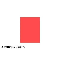 Multipurpose Paper*Astrobrights Colored Paper, 24 lbs., 8.5" x 11", Rocket Red, 500 Sheets/Ream (22641)