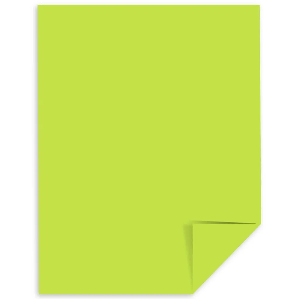 Multipurpose Paper*Astrobrights Colored Paper, 24 lbs., 8.5" x 11", Vulcan Green, 500 Sheets/Ream (21859/22379)