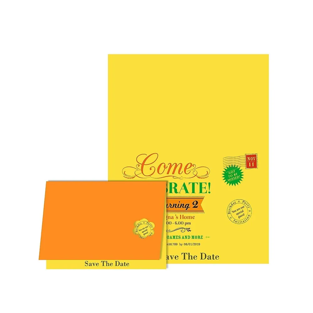 Card Stock*Astrobrights Double-Color 70 lb. Cardstock Paper, 8.5" x 11", Assorted Colors, 80 Sheets/Pack (98883)