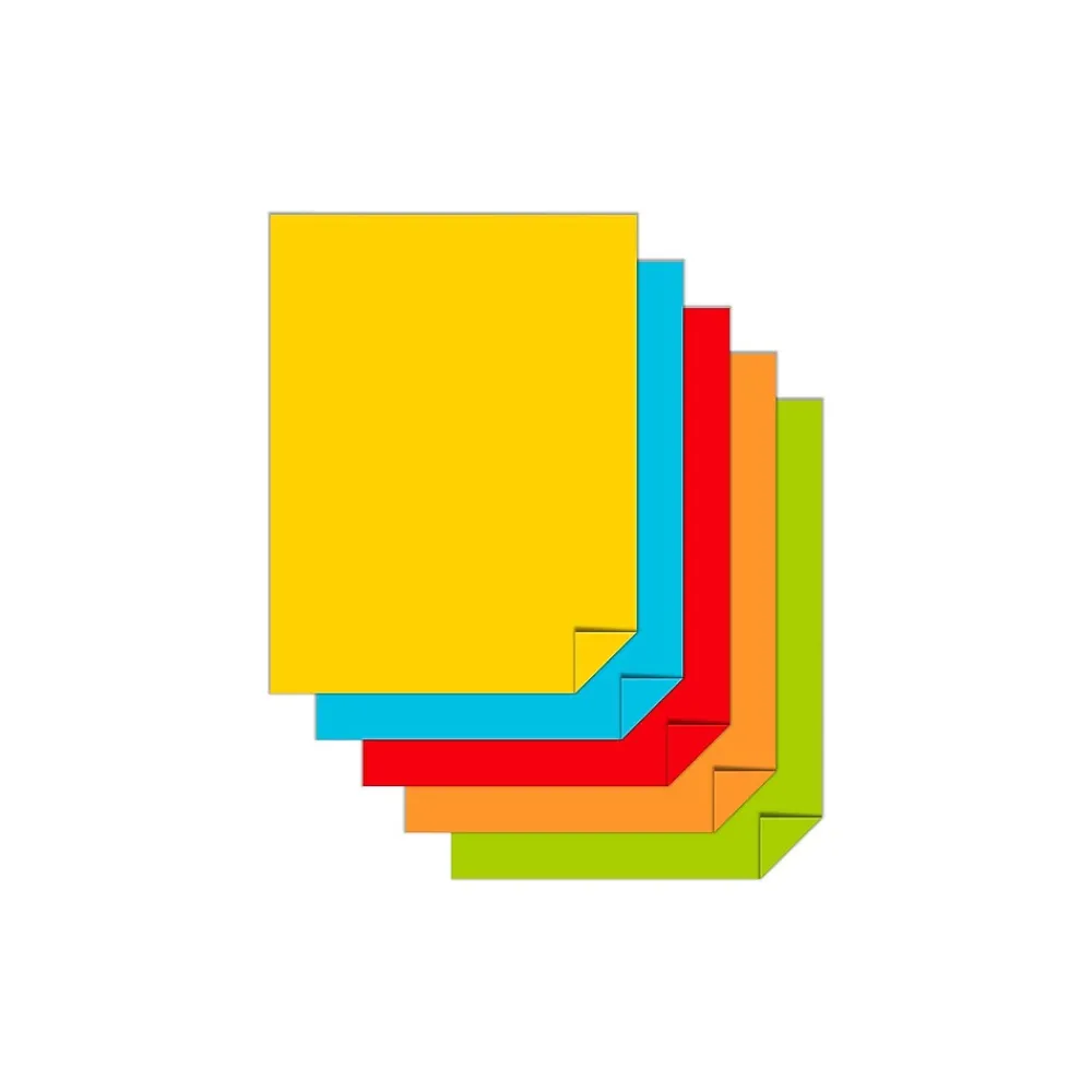 Multipurpose Paper*Wausau Paper Astrobrights Multipurpose Paper, 24 lbs., 8.5" x 11", Assorted, 2500/Carton (22999)