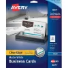 Business Cards*Avery Clean Edge Business Cards, 2" x 3 1/2", Matte White, 200 Per Pack (8871)
