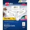 Business Cards*Avery Clean Edge Business Cards, 2" x 3 1/2", Matte White, 1000 Per Pack (5874)