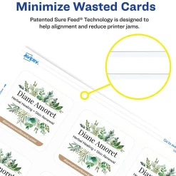 Business Cards*Avery Clean EdgeBusiness Cards, 2.5