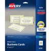Business Cards*Avery Microperforated Business Cards, 2" x 3 1/2", Matte Ivory, 250 Per Pack (8376)