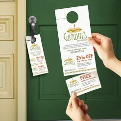 Business Cards*Avery Printable Door Hangers with Tear-Away Cards, 4 1/4